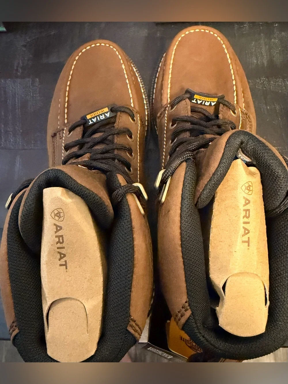 Ariat men’s 7.5 rebars lift 6” h2o comp toe- NWT (no box)